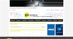 Desktop Screenshot of metalia.es